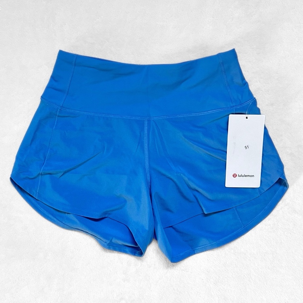 NWT Lululemon Speed Up High-Rise Short 4” Lined – Poolside – Size 4 - Picture 3 of 13